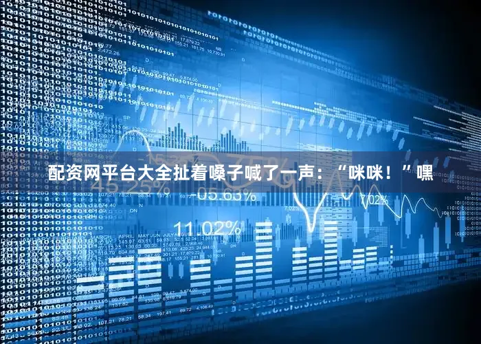 配资网平台大全扯着嗓子喊了一声：“咪咪！”嘿